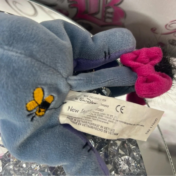 Disney EYORE plushie  Winnie the Pooh stuffed toy mini cute donkey bow on tail🎀 - Picture 4 of 8
